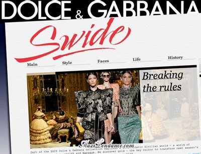 swide dolce gabbana|Swide, luxury blog from Dolce & Gabbana.